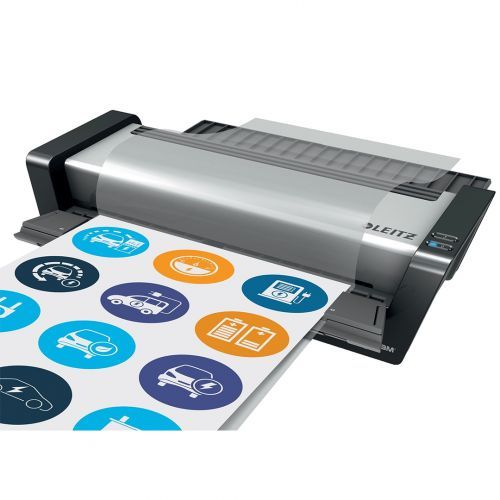 Ламинатор Leitz iLAM Touch Turbo Pro, для формата А3, 80-250 мкм, 2000 мм/мин, серый / Ламинаторы №6