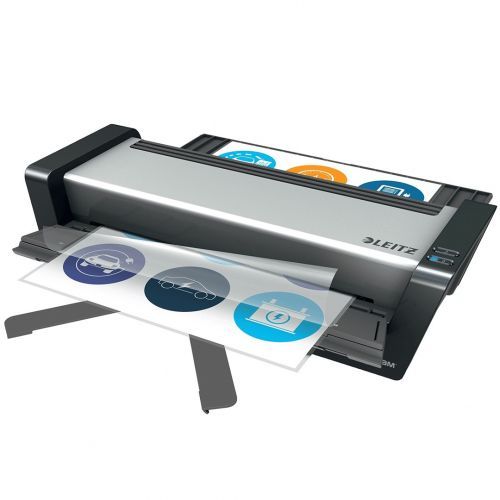 Ламинатор Leitz iLAM Touch Turbo Pro, для формата А3, 80-250 мкм, 2000 мм/мин, серый / Ламинаторы №2