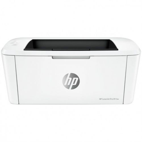 Принтер лазерный монохромный HP LaserJet Pro M15w, A4, 18 стр/мин, 600*600 dpi, USB2.0, белый / Лазерные монохромные