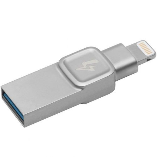 USB-флешка 64 Gb, Kingston Bolt для Apple, серебристая