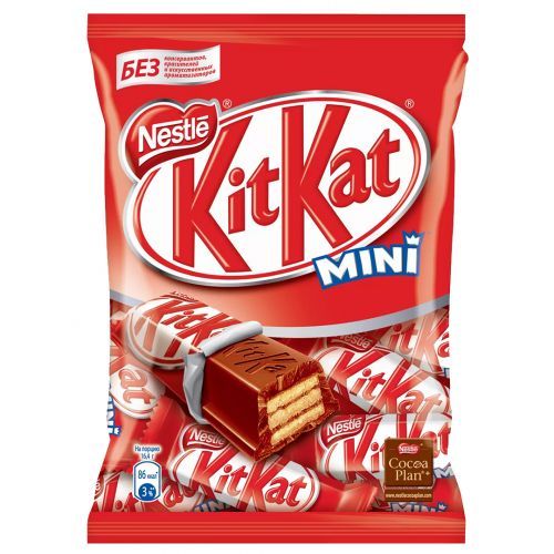 Шоколадные батончики KitKat mini, молочные, 169 гр / Шоколад