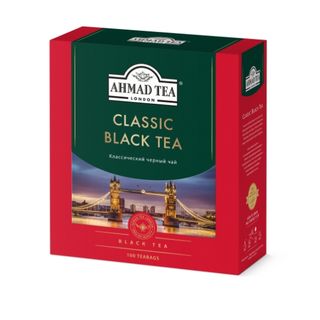 Чай Ahmad Classic Black Tea, черный, 100 пакетиков / Чай пакетированный oe.kz Чай Ahmad Classic Black Tea, черный, 100 пакетиков / Чай пакетированный