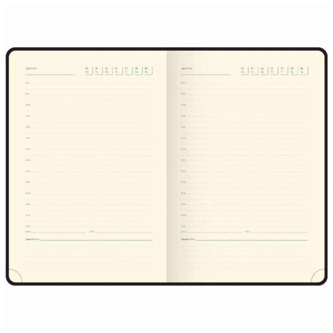 Ежедневник недатированный Berlingo "Vivella Prestige", А5, 160 л, кожзам, синий / Ежедневники недатированные №3