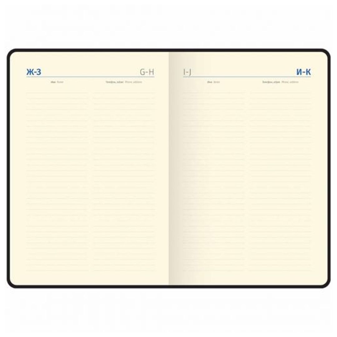 Ежедневник недатированный Berlingo "Vivella Prestige", А5, 160 л, кожзам, синий / Ежедневники недатированные №2