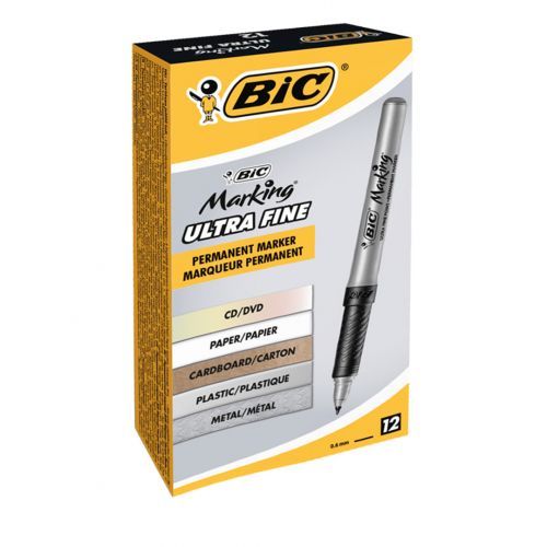 Маркер для CD/DVD Bic, ширина линии 0,7 мм, черный, цена за штуку / Маркеры для CD/DVD №4