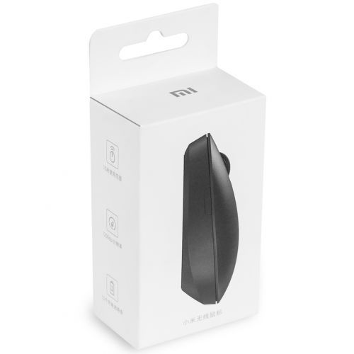 Мышь беспроводная оптическая Xiaomi, 3 кнопки, 1200 dpi, черная / Мыши беспроводные №3
