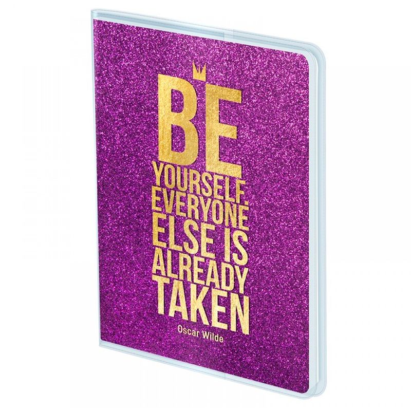 Ежедневник недатированный Greenwich Line "Be yourself", А5, 96 л, ПВХ+глиттер, тиснение фольгой / Ежедневники недатированные №2