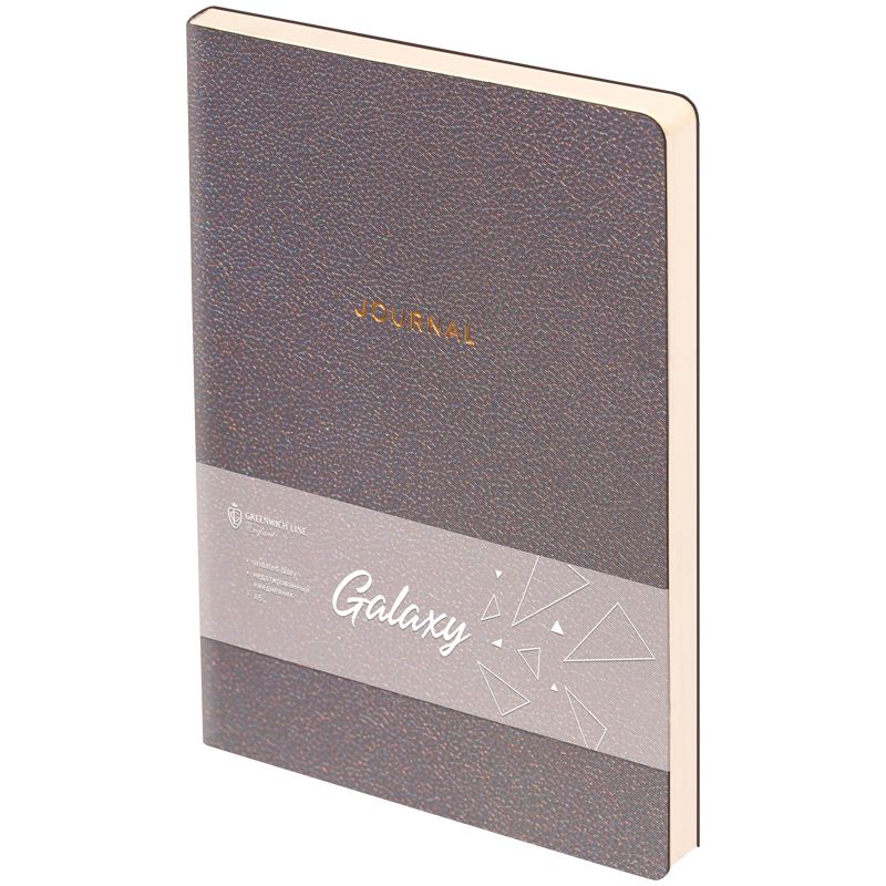 Ежедневник недатированный Greenwich Line "Galaxy", А5, 96 л, серый, тиснение фольгой / Ежедневники недатированные №2