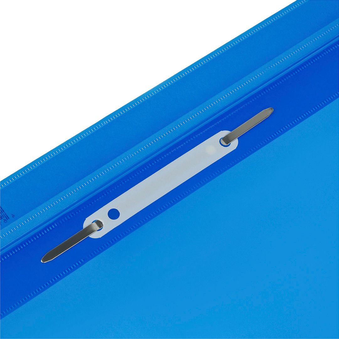 Папка-скоросшиватель Стамм, А4 формат, 180 мкм, синяя, с перфорацией / Скоросшиватели пластиковые №4