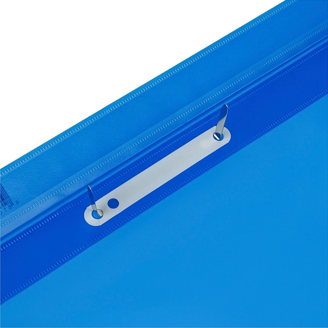 Папка-скоросшиватель Стамм, А4 формат, 180 мкм, синяя, с перфорацией / Скоросшиватели пластиковые №3