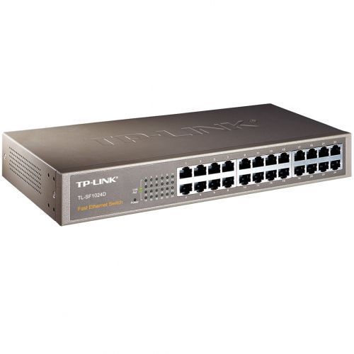 Коммутатор TP-Link TL-SF1024D настольный, 24 порта 10/100M RJ45, корпус металл / Коммутатор, маршрутизаторы, модемы №2