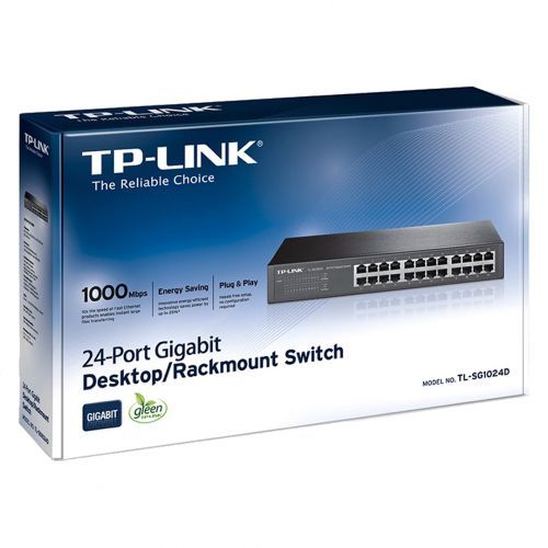 Коммутатор TP-Link TL-SF1024D настольный, 24 порта 10/100M RJ45, корпус металл / Коммутатор, маршрутизаторы, модемы №3
