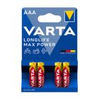 Батареялар Varta LONGLIFE Max Power Micro шынашақты AAA LR03, 1.5V, 4 дана, баға бір қаптамасы үшін