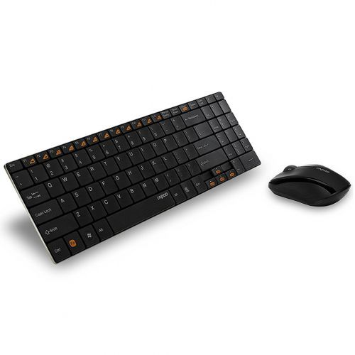 Беспроводной набор Rapoo 9060, клавиатура и оптическая мышь, 12 мультимедиа клавиш, черный / Комплекты клавиатура+мышь №2 oe.kz Беспроводной набор Rapoo 9060, клавиатура и оптическая мышь, 12 мультимедиа клавиш, черный / Комплекты клавиатура+мышь №2