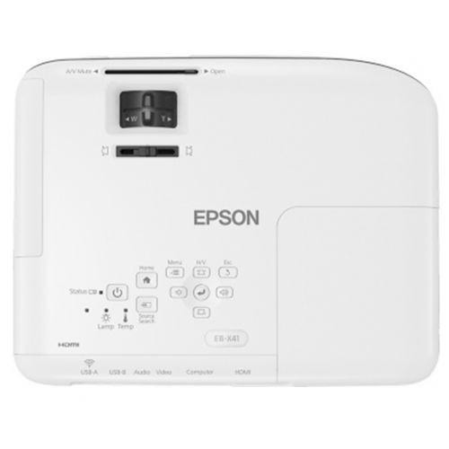 Проектор Epson EB-X41 XGA универсальный, LCD, (15000:1), 2,5 кг, черно-белый / Проекторы №5