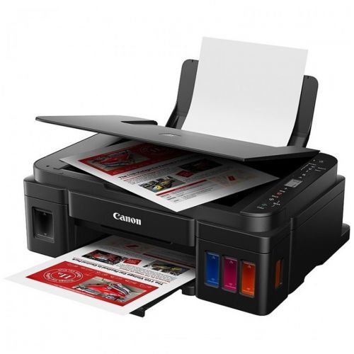 МФУ струйный цветной Canon PIXMA G3411, А4, 4800*1200, 8,8 стр/мин, без кабеля USB, Wi-Fi / Струйные №2