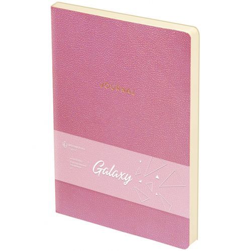Ежедневник недатированный Greenwich Line "Galaxy", А5, 96 л, розовый, тиснение фольгой / Ежедневники недатированные