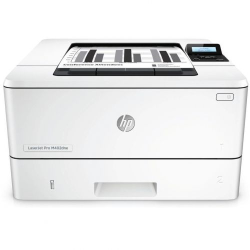 Принтер лазерный монохромный HP LaserJet Pro M402dne, A4, 38 стр/мин, 600*600 dpi, без кабеля USB / Лазерные монохромные