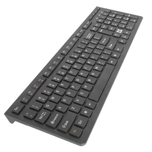 Клавиатура беспроводная Defender UltraMate SM-535 RU, ультратонкая, ENG/RUS/KAZ, черная / Клавиатуры беспроводные №2 oe.kz Клавиатура беспроводная Defender UltraMate SM-535 RU, ультратонкая, ENG/RUS/KAZ, черная / Клавиатуры беспроводные №2