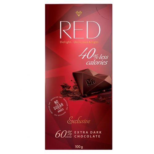 Шоколад темный RED "Экстра" 100 гр / Шоколад
