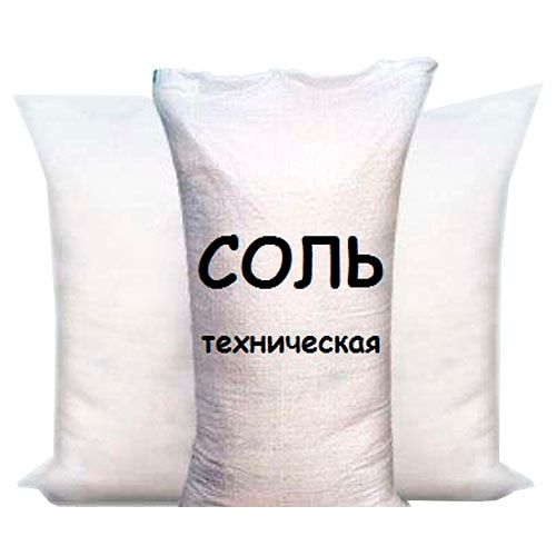 Соль техническая, 70 кг, цена за мешок / Инвентарь для уборки снега