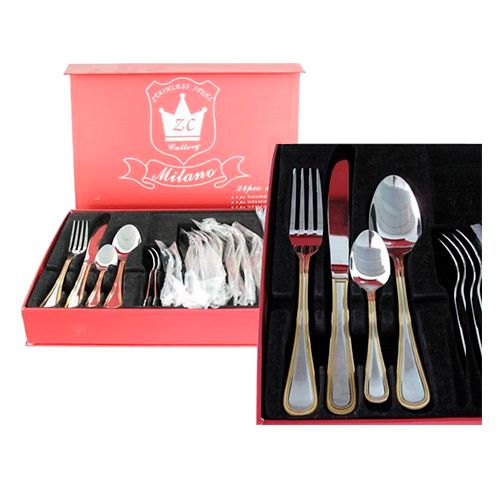 Столовые приборы Milano, 24 предметов, 6 персон / Посуда столовая