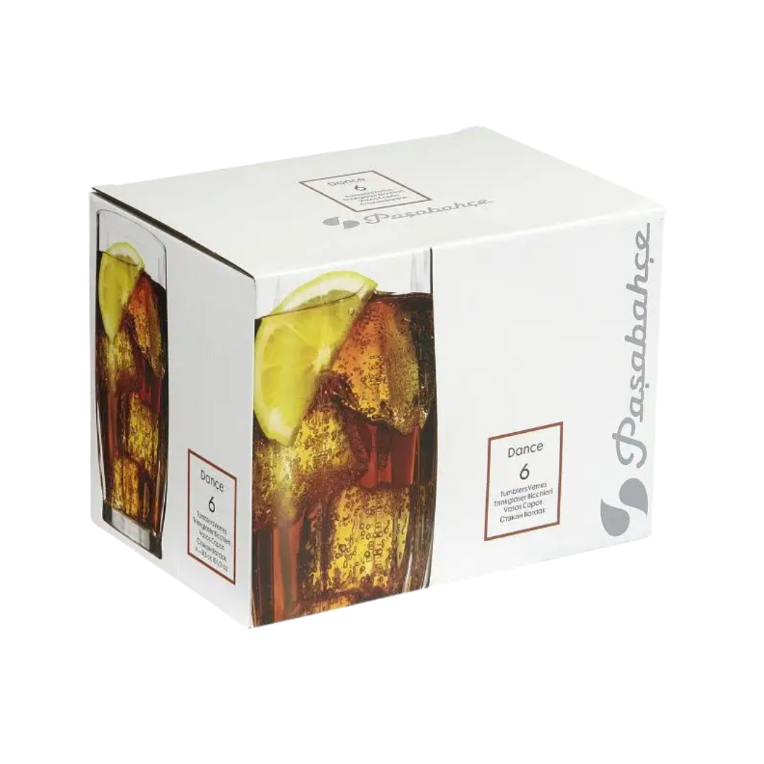 Стақандар жинағы Pasabahce "Dance", 320 мл, шыны, 6 дана / Асхана ыдыстары №3
