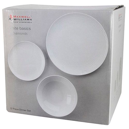 Сервиз столовый Maxwell & Williams"Даймонд", 12 предметов, 4 персон / Посуда столовая №2