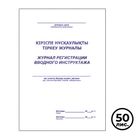 Журнал регистрации вводного инструктажа, A4, 50 листов, в линейку, книжный