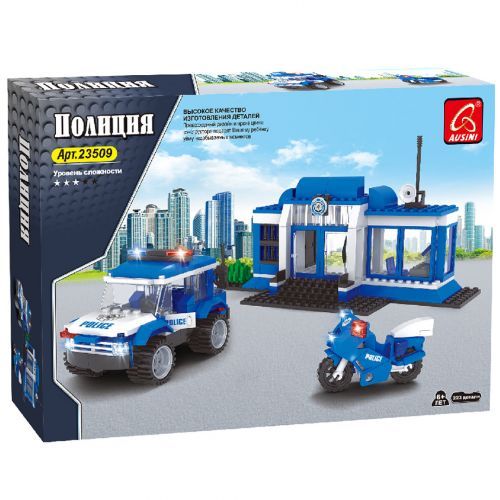 Игровой конструктор Ausini 23509 "Полиция. Полицейский участок" / Конструкторы