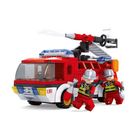 Игровой конструктор Ausini 21503 "Пожарная бригада. Мобильный отряд"