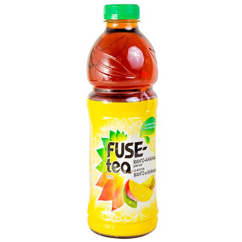 Напиток Fuse-tea "Манго-Ананас", 1 л, бутылка / Напитки и энергетики