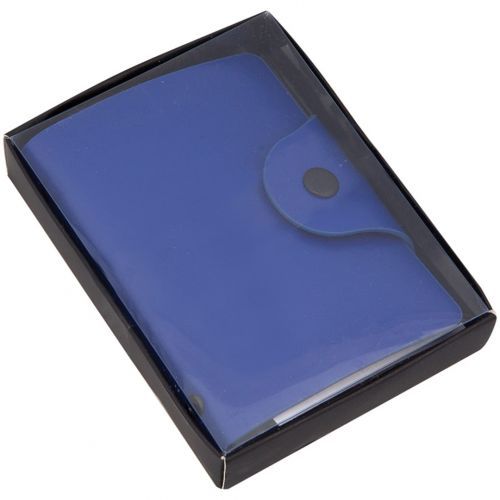 Визитница карманная OfficeSpace на 40 визиток, 80*100 мм, кожзам, кнопка, сине-голубая / Визитницы карманные №3 oe.kz Визитница карманная OfficeSpace на 40 визиток, 80*100 мм, кожзам, кнопка, сине-голубая / Визитницы карманные №3