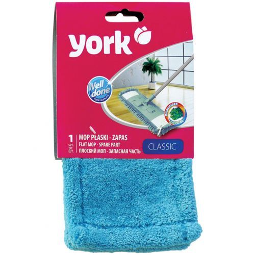Запаска для швабры York Classic, микрофибра, размер 430*130 мм, ассорти