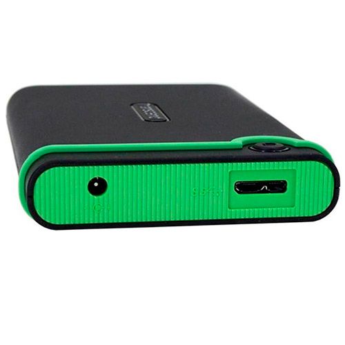 Жесткий диск 1 TB, Transcend "StoreJet 25M3", 2,5", USB 3.0, HDD, черный-зеленый / Внешние жесткие диски №4
