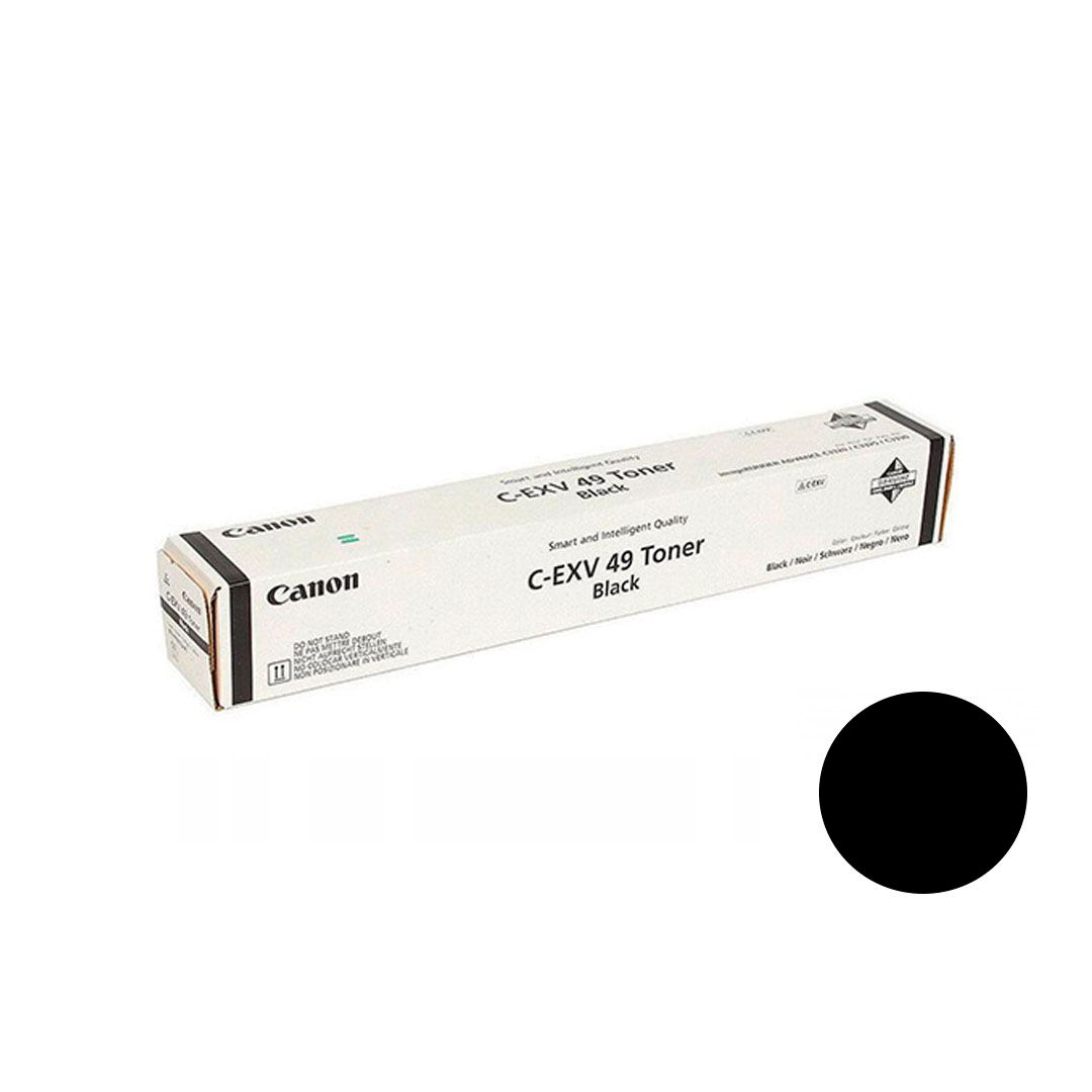 Тонер-картридж оригинальный Canon C-EXV49 для IR ADVANCE C3125i/3320/3325/3330/3720i, черный / Тонер-картриджи