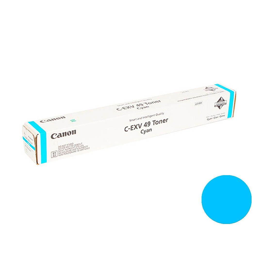 Тонер-картридж оригинальный Canon C-EXV49 для IR ADVANCE C3125i/3320/3325/3330/3720i, голубой / null