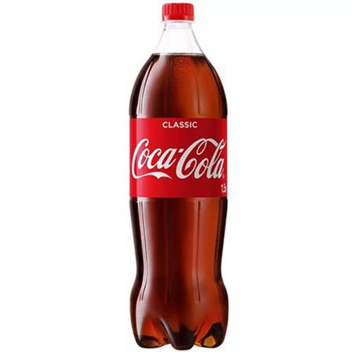 Напиток газированный Coca-Cola "Classic", 1,5 л, бутылка / Напитки и энергетики