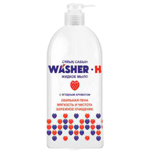 Жидкое мыло "WASHER-H", с ягодным ароматом, 1 л