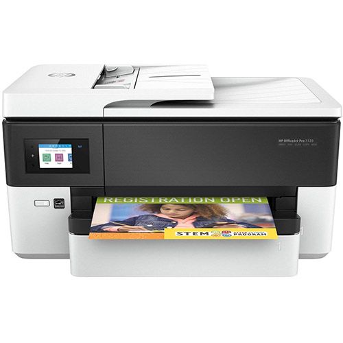 МФУ струйный цветной HP OfficeJet Pro 7720, А3, 4800*1200, 34 стр/мин, без кабеля USB, Wi-Fi / Струйные
