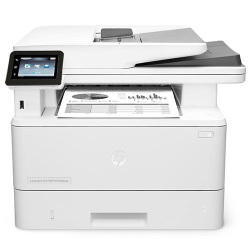 МФУ лазерное HP LaserJet Pro M426fdw (принтер, сканер, копир, факс), А4, 38 стр/мин, USB 2.0 / Лазерные монохромные