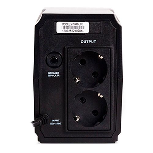 ИБП SVC V-1000-LCD, 1000ВА/500Вт, черно-синий