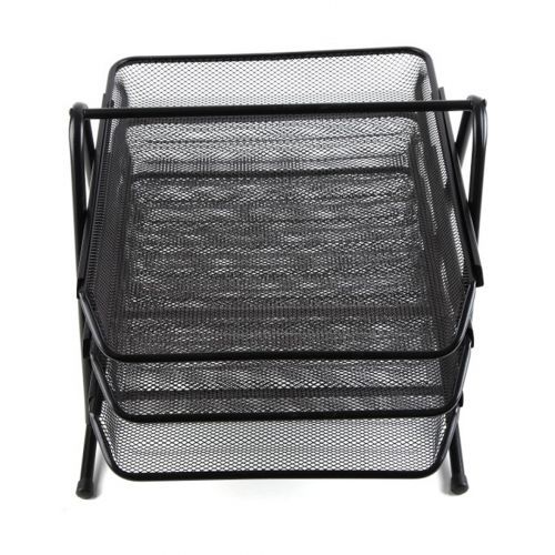 Лоток секционный горизонтальный Comix B2163, 3 секции, металлический, черный / Лотки секционные №3