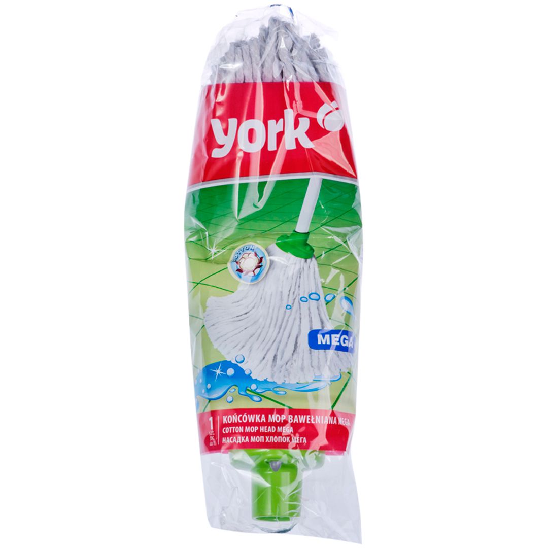 Запаска для швабры York Mega, веревочная, хлопок, ворс 25 см / Швабры и комплекты №3