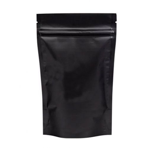 Пакет дой-пак, металлизированный, матовый, размер 170*300+40 мм, черный / null