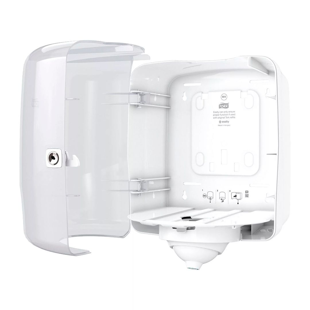 Диспенсер для рулонных полотенец Tork Reflex, центральная вытяжка, белый / Диспенсеры для полотенец №3