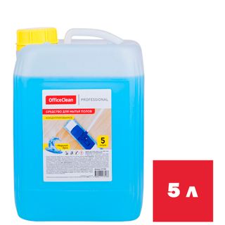Средство для всех видов полов OfficeClean Professional "Морской бриз", 5000 мл / Средства для мытья полов