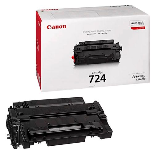 Картридж оригинальный Canon 724 для LBP6750/6780/MF512/513, черный / Картриджи  черные