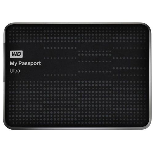 Жесткий диск 1 TB, Western digital ''My Passport ultra'', USB 3.0, HDD, черный / Внешние жесткие диски