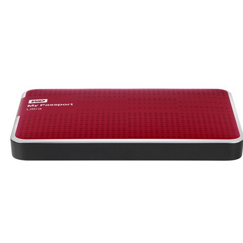 Жесткий диск 1 TB, Western digital ''My Passport ultra'', USB 3.0, HDD, красный